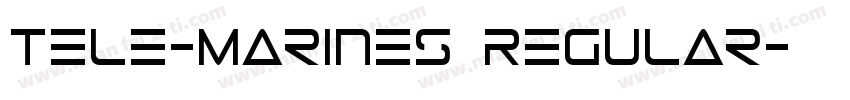 Tele-Marines Regular字体转换